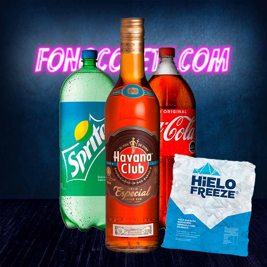 Promo Havana + Bebida 3lt + Hielo